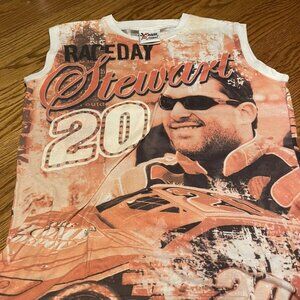 Nascar Chase Authentics for Women Tony Stewart #20 All Over Print Shirt Size M